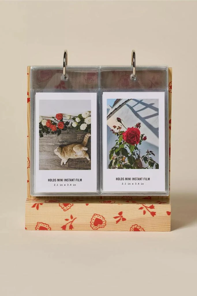 Urban Outfitters Tabletop Wood Flip INSTAX MINI Picture Frame 1