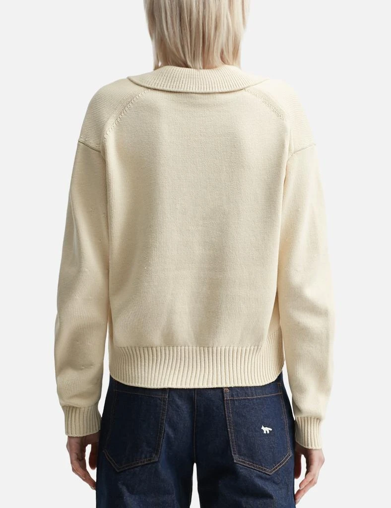 Maison Kitsune Bold Fox Head Patch Comfort Polo 3