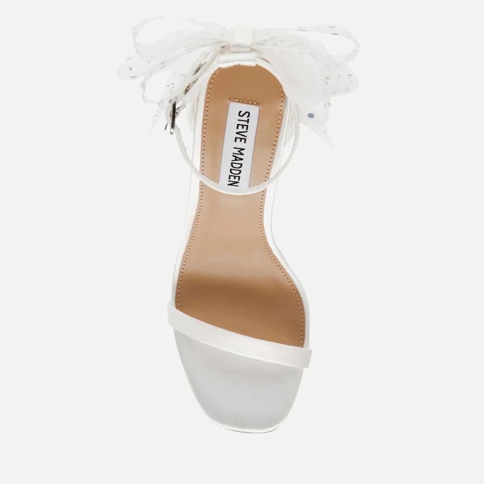Steve Madden STEVE MADDEN WOMEN'S NIKOLE LEATHER HIGH HEELS 4