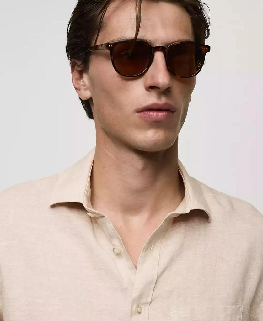Mango Men's Linen Slim Fit Shirt 3
