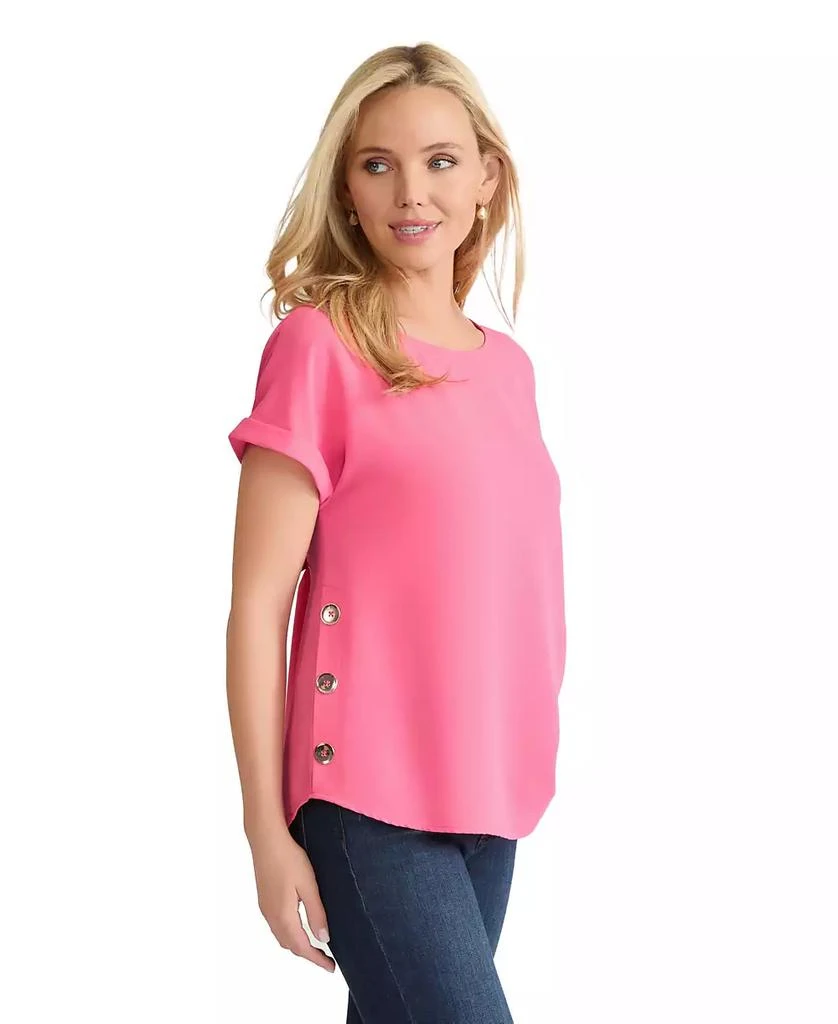 JONES NEW YORK Women
s Short Sleeve Crewneck Top 2