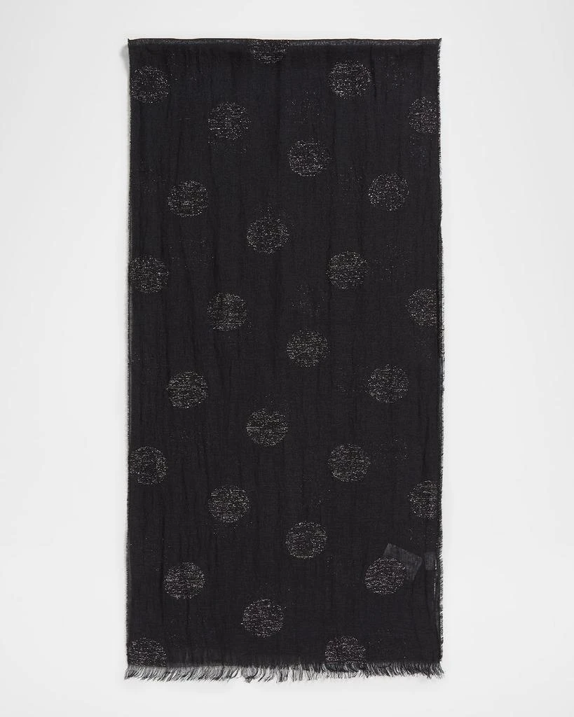 Eileen Fisher Linen Shimmer Fil Coupe Scarf 1