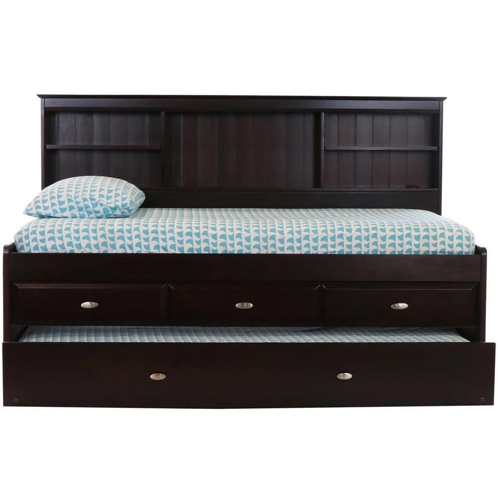 American Furniture Classics Full Daybed with Three Drawer Storage Unit and Twin Sized Trundle 2