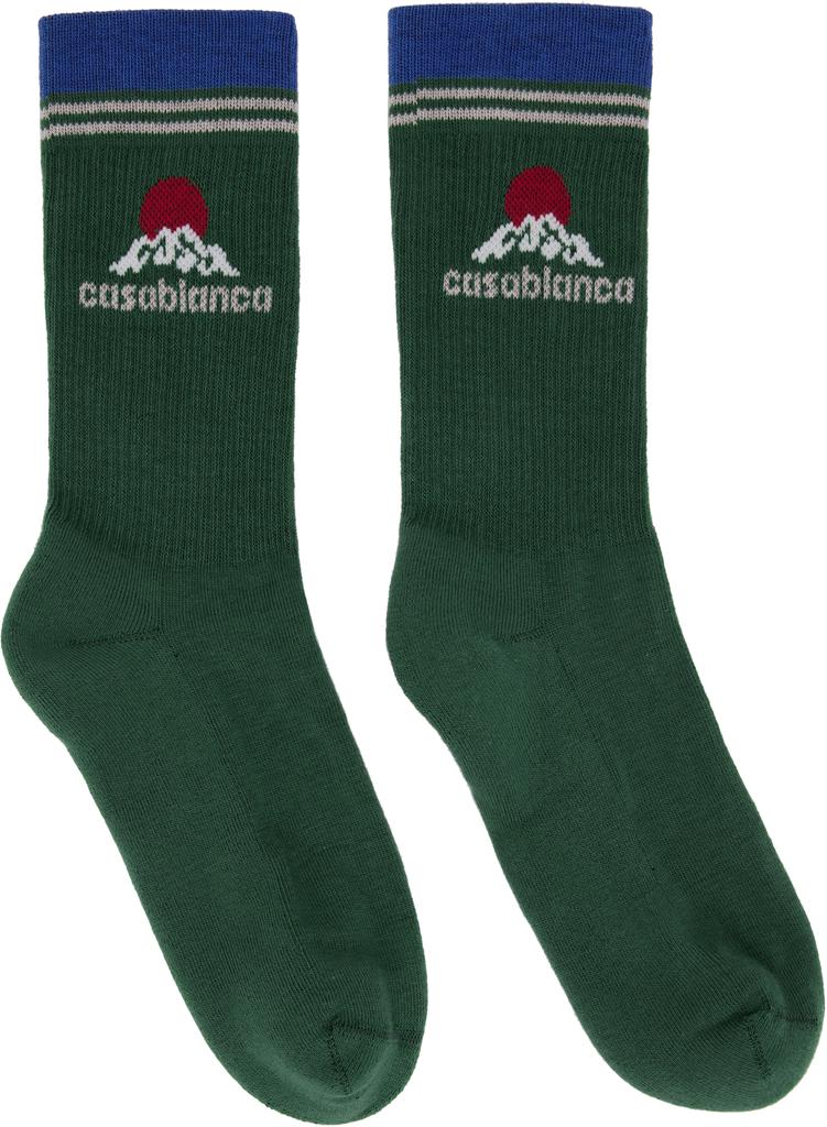 Casablanca Green Montagne Socks