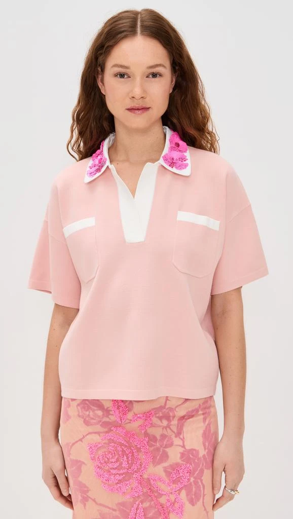 Essentiel Hoiseau Embroidered Polo 6
