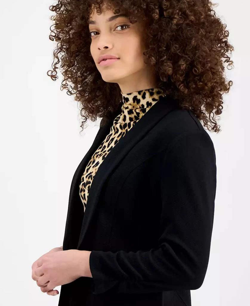 Bar III Petite 3/4-Sleeve Shawl-Collar Blazer, Created for Macy's 3