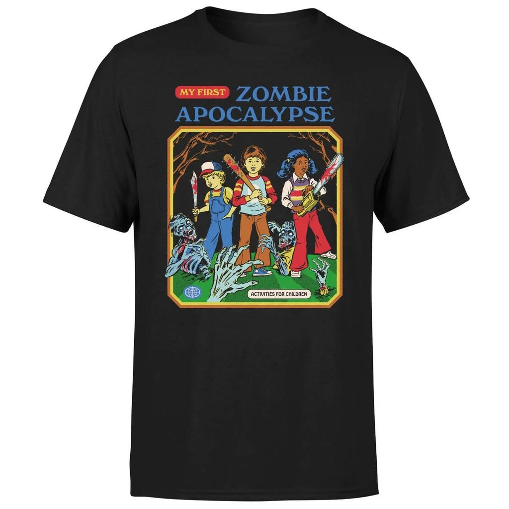 Steven Rhodes Steven Rhodes My First Zombie Apocalypse Unisex T-Shirt - Black 1