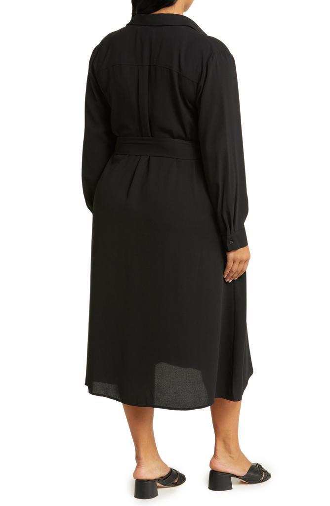 Nordstrom Long Sleeve Fit & Flare Shirtdress