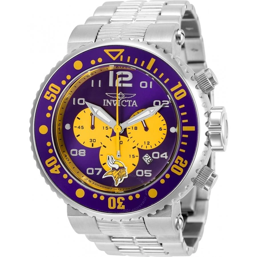 Invicta NFL Minnesota Vikings Chronograph Quartz Men's Watch 30274 1