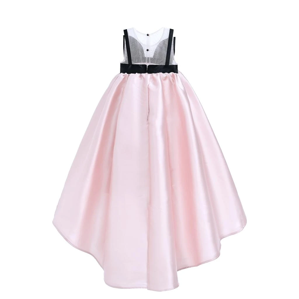 Tulleen Pink Dress Black Bow Ophelia Dress 4