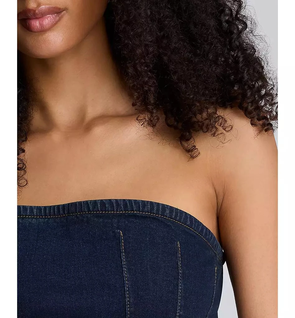Kenneth Cole Women's Smocked Strapless Bustier Top 4