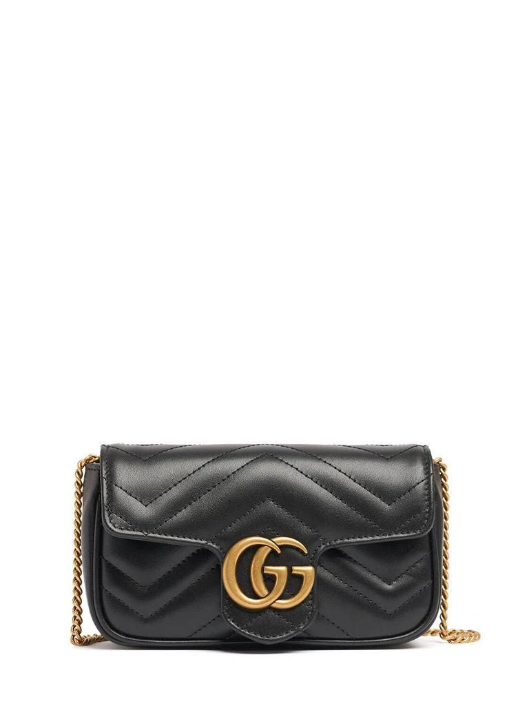 GUCCI Supermini Gg Marmont Leather Bag 1