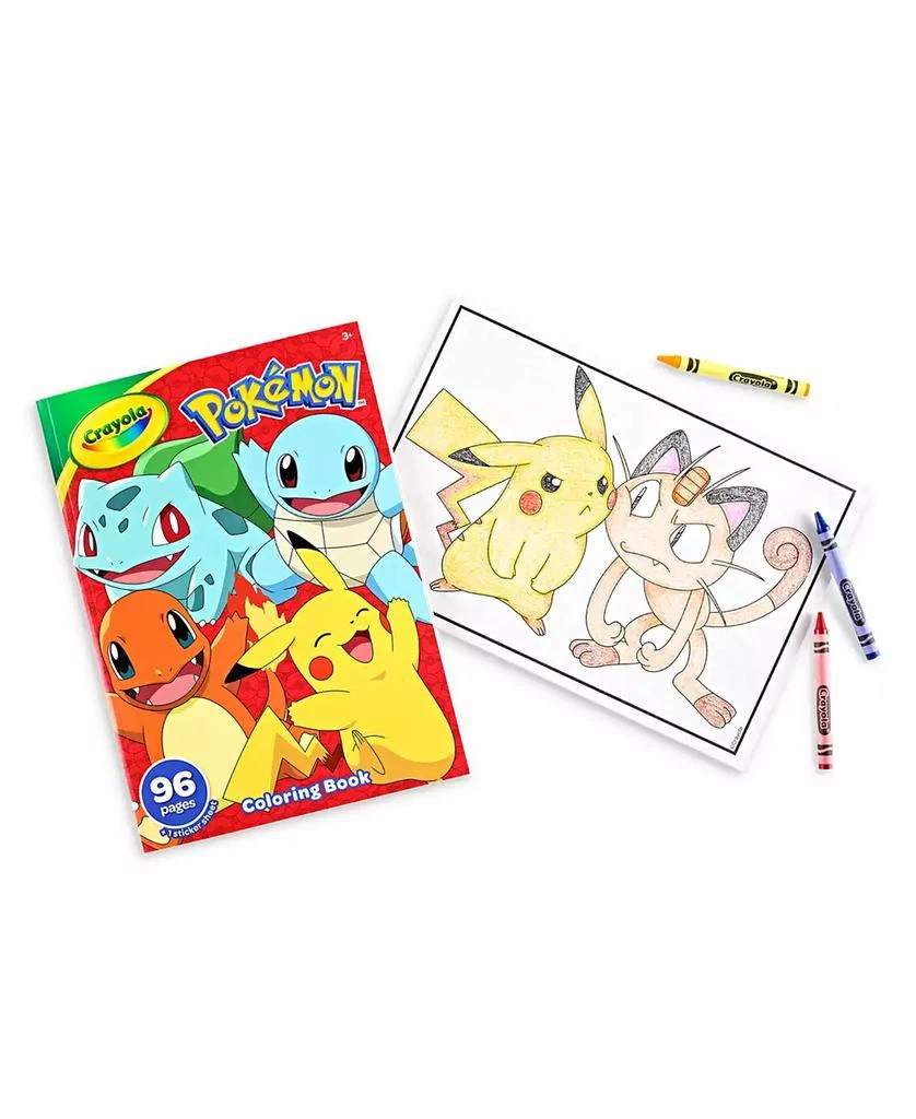 Crayola Pokémon Coloring Book, 96 Pages, Pack of 8 4