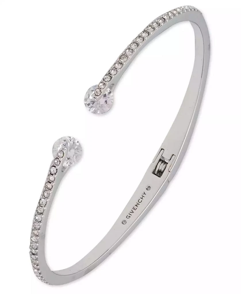 Givenchy 2-Pc. Color Floating Stone Crystal Cuff Bangle Bracelet and Matching Stud Earrings Set 2