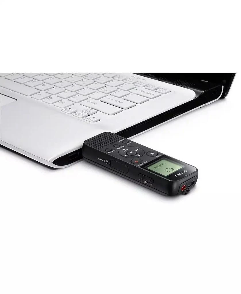 SONY ICD-PX370 Mono Digital Voice Recorder with Built-In USB and Case Bundle 3