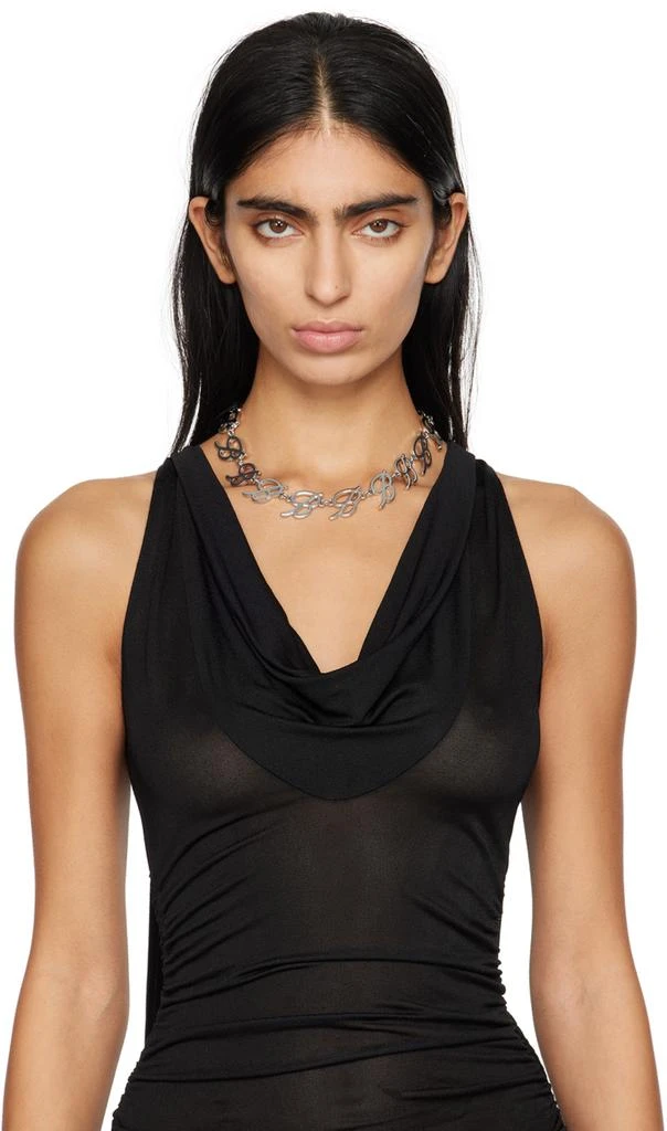 BLUMARINE Silver Collana B Choker 2