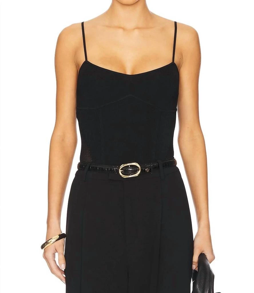 Fleur du Mal Fleur Du Mal - Knit Underbust Cami Bodysuit