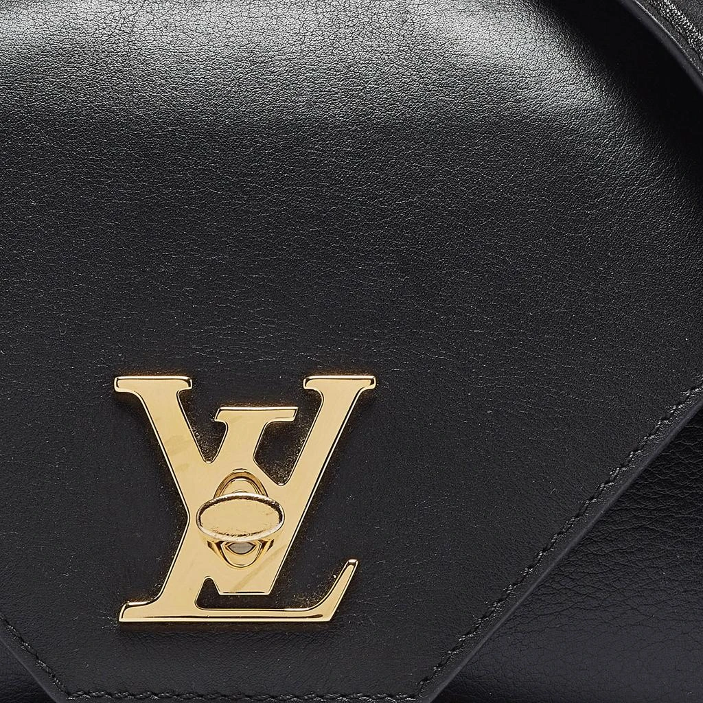 Louis Vuitton Louis Vuitton Black Leather Love Note Bag 8