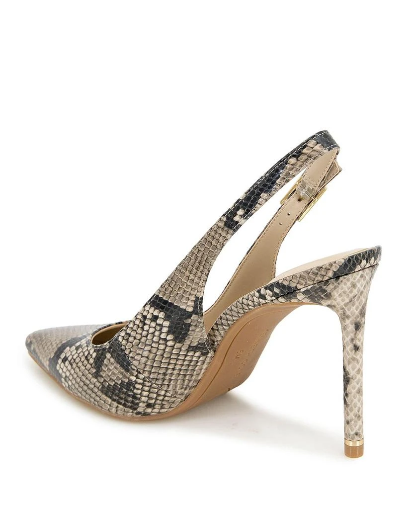 Kenneth Cole Women's Quinnly Pointed Toe Embossed High Heel Pumps 6