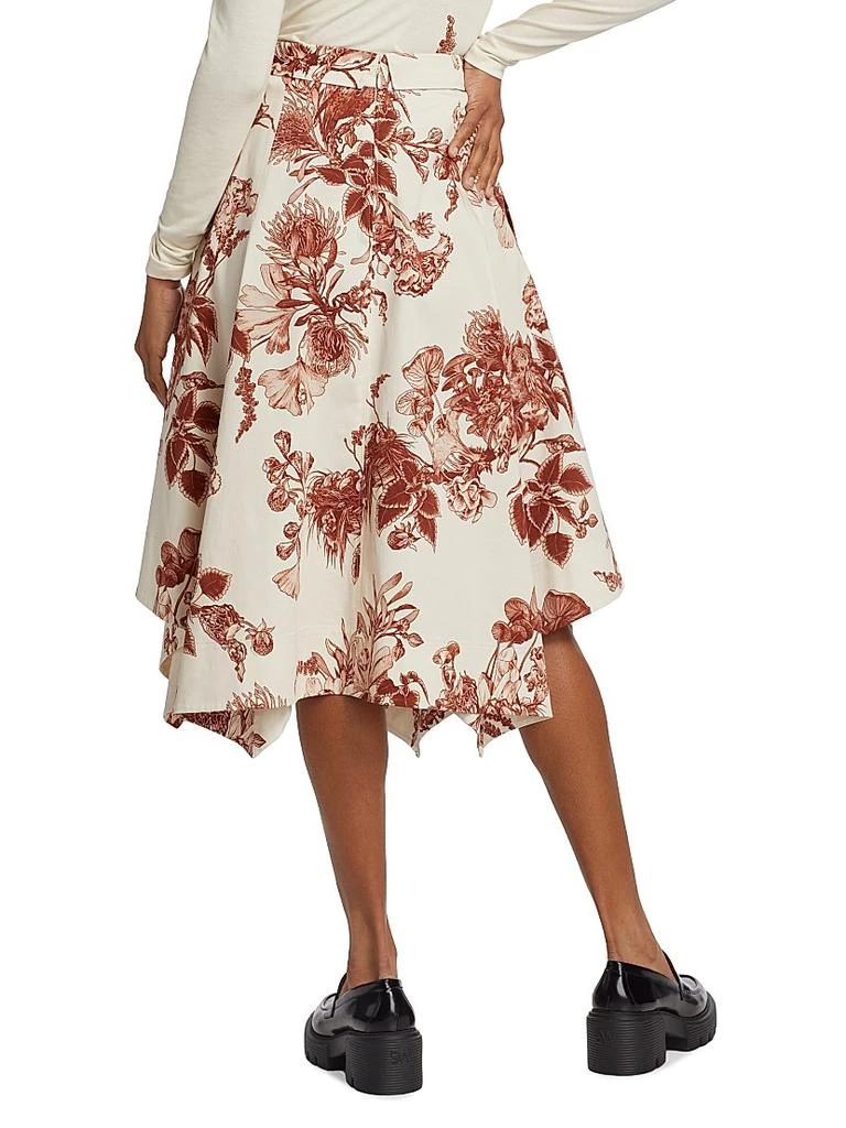 Jason Wu Floral Handkerchief Midi-Skirt 5