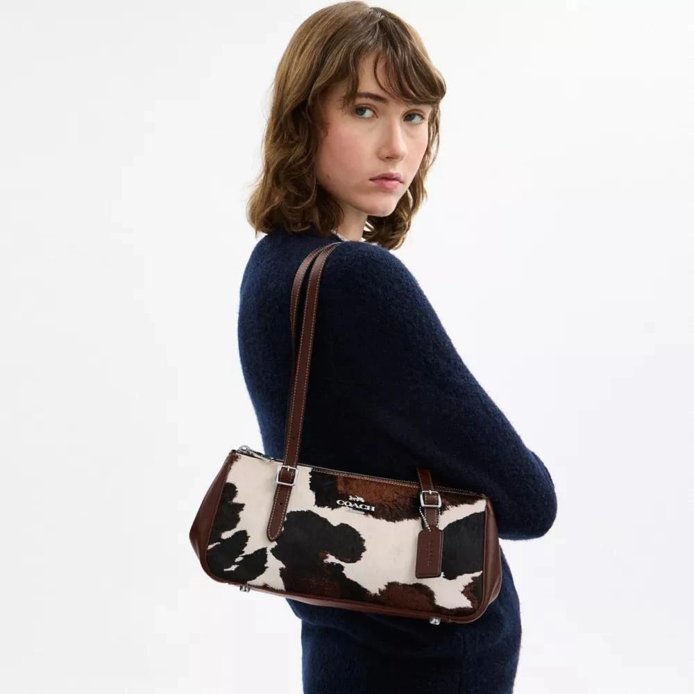 Coach Asher Shoulder Bag With Cow Print 2