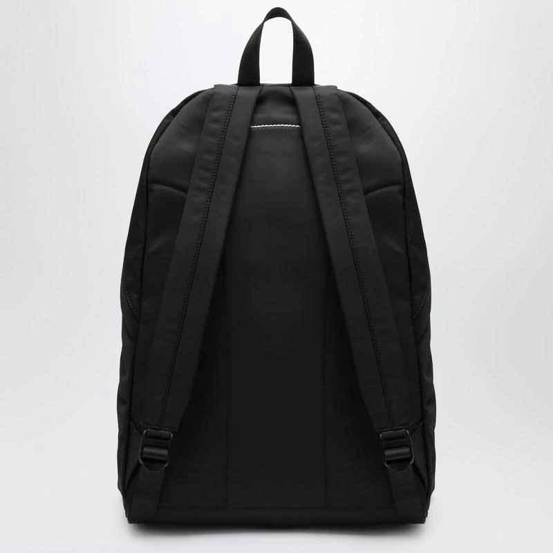 MM6 Numeric black nylon backpack 4