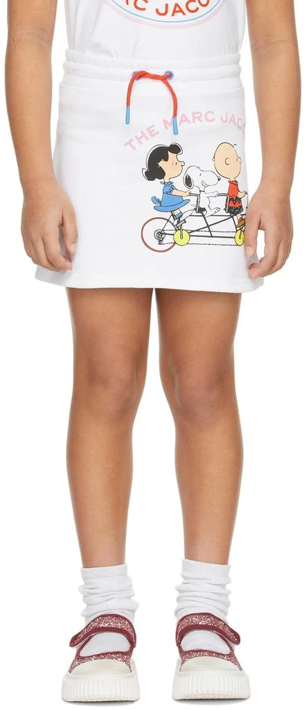 Marc Jacobs Kids White Peanuts Edition French Terry Skirt 2