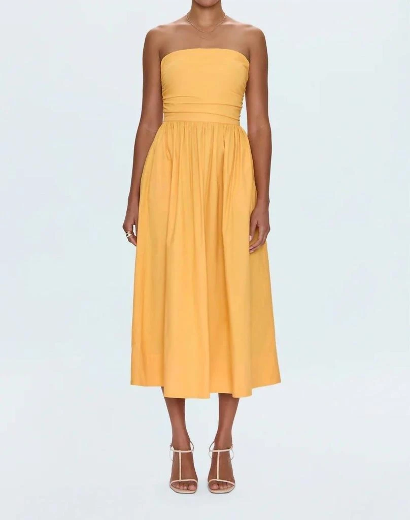 Florence Strappy Back Dress In Papaya  On Sale Now with Up to 11% Off |  Discover Exclusive Deals & Savings at BeyondStyle  Authentic PISTOLA  women|clothing|dresses with Limited-Time Discounts, Free Shipping,