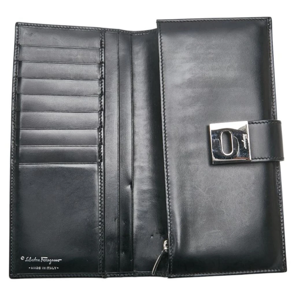 Salvatore Ferragamo Leather Long Wallet (Bi-Fold) (Pre-Owned) 5