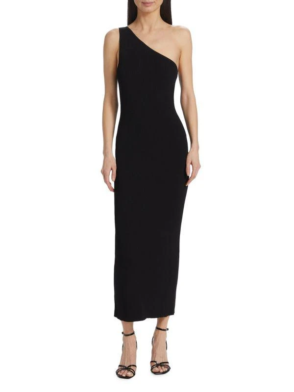 Totême Ribbed One-Shoulder Maxi Dress 1