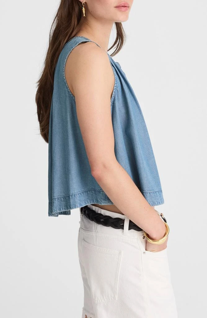Madewell Denim Button-Up Tank Top 3