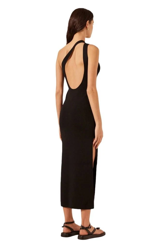 Shona Joy Shona Joy - BASIC ONE SHOULDER OPEN BACK MIDI DRESS 3