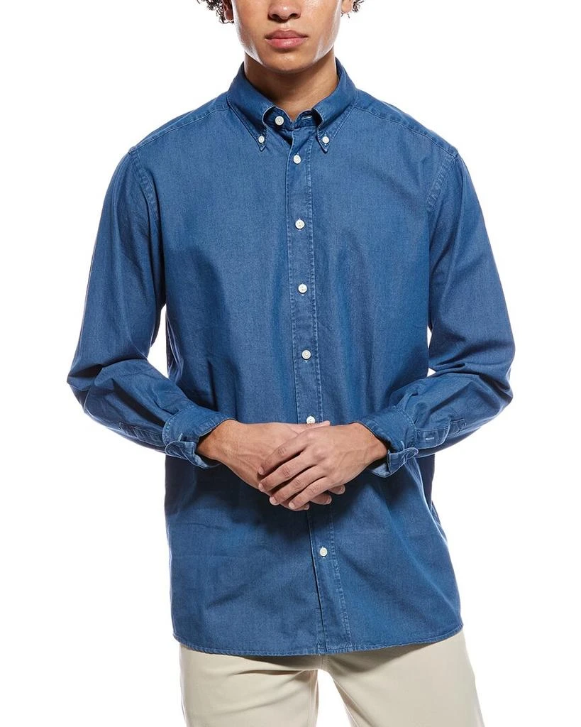 Eton Contemporary Fit Denim Shirt