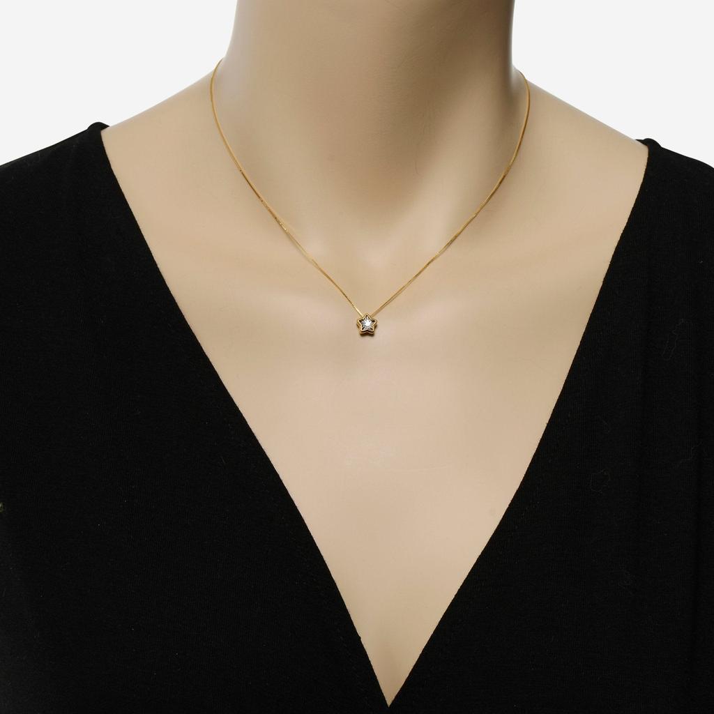Bliss Bliss By Damiani Lumina 18K Yellow and White Gold, Diamond Star Pendant 20086522