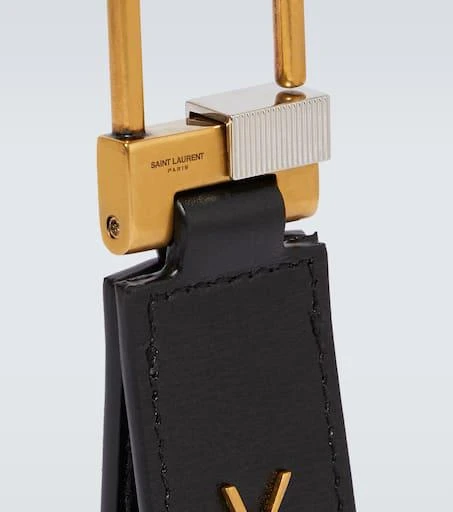 Yves Saint Laurent YSL leather keychain 2