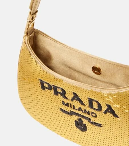 Prada Cleo Medium sequined shoulder bag 3