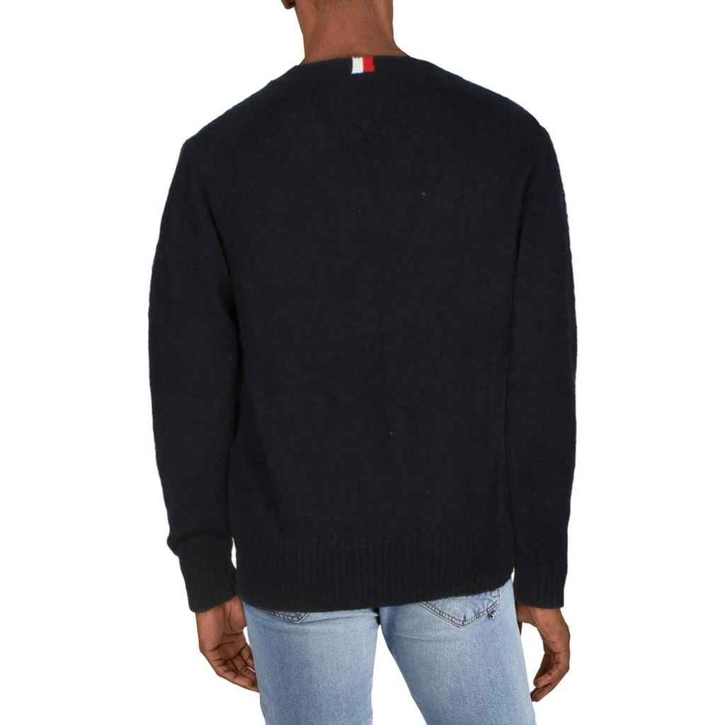 Tommy Hilfiger Mens Logo V Neck V-Neck Sweater 3