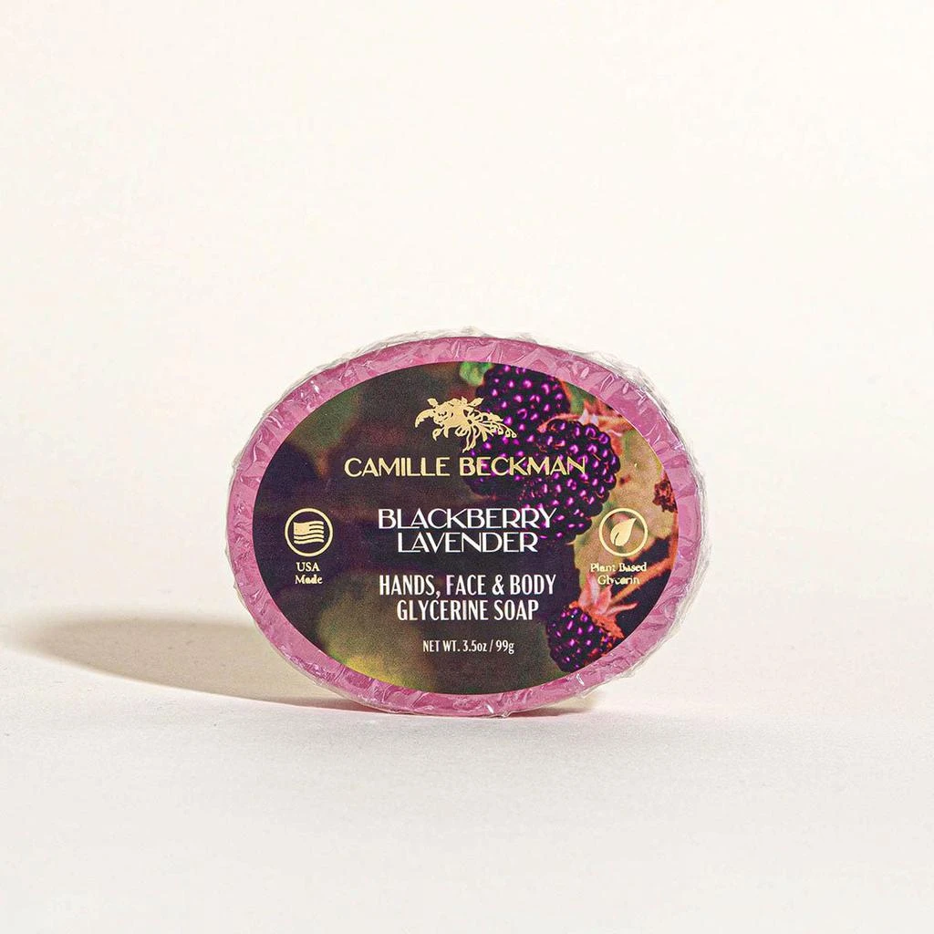 Camille Beckman Glycerine Bar Soap Blackberry Lavender 3.5oz 1