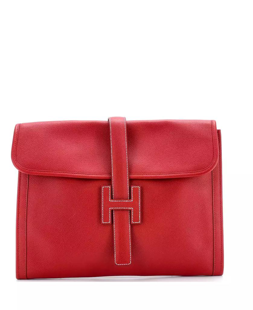 Pre-Owned HERMÉS Pre-Owned Hermes GM Jige Clutch Epsom