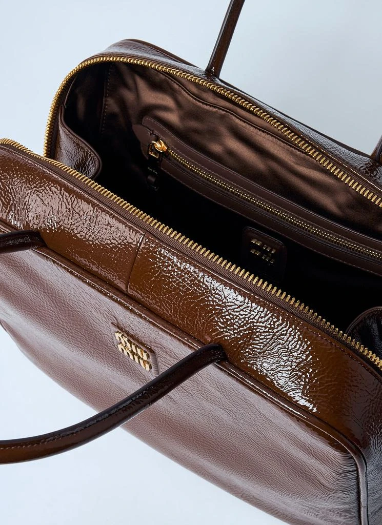 Miu Miu Beau Naplak Patent Shoulder Bag 6