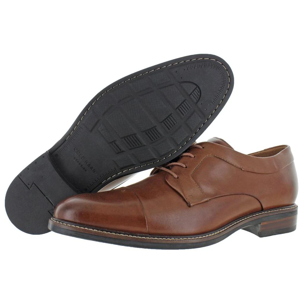 Cole Haan Warren Mens Leather Lace Up Derby Shoes 2