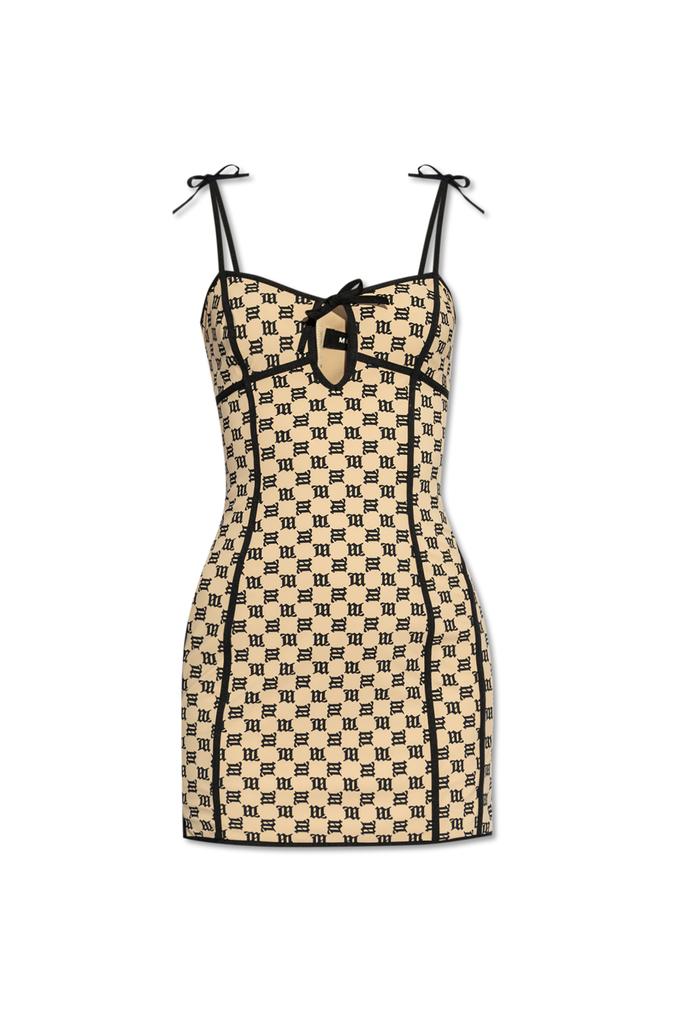 Misbhv Strappy dress with monogram