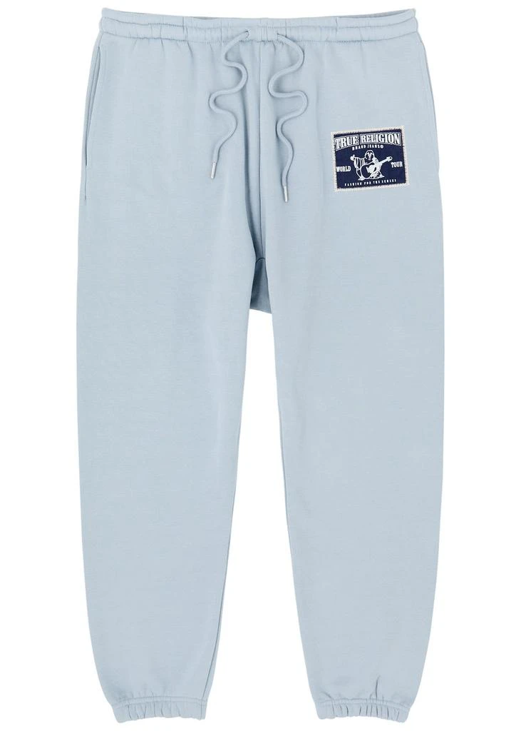True Religion Logo jersey sweatpants 1