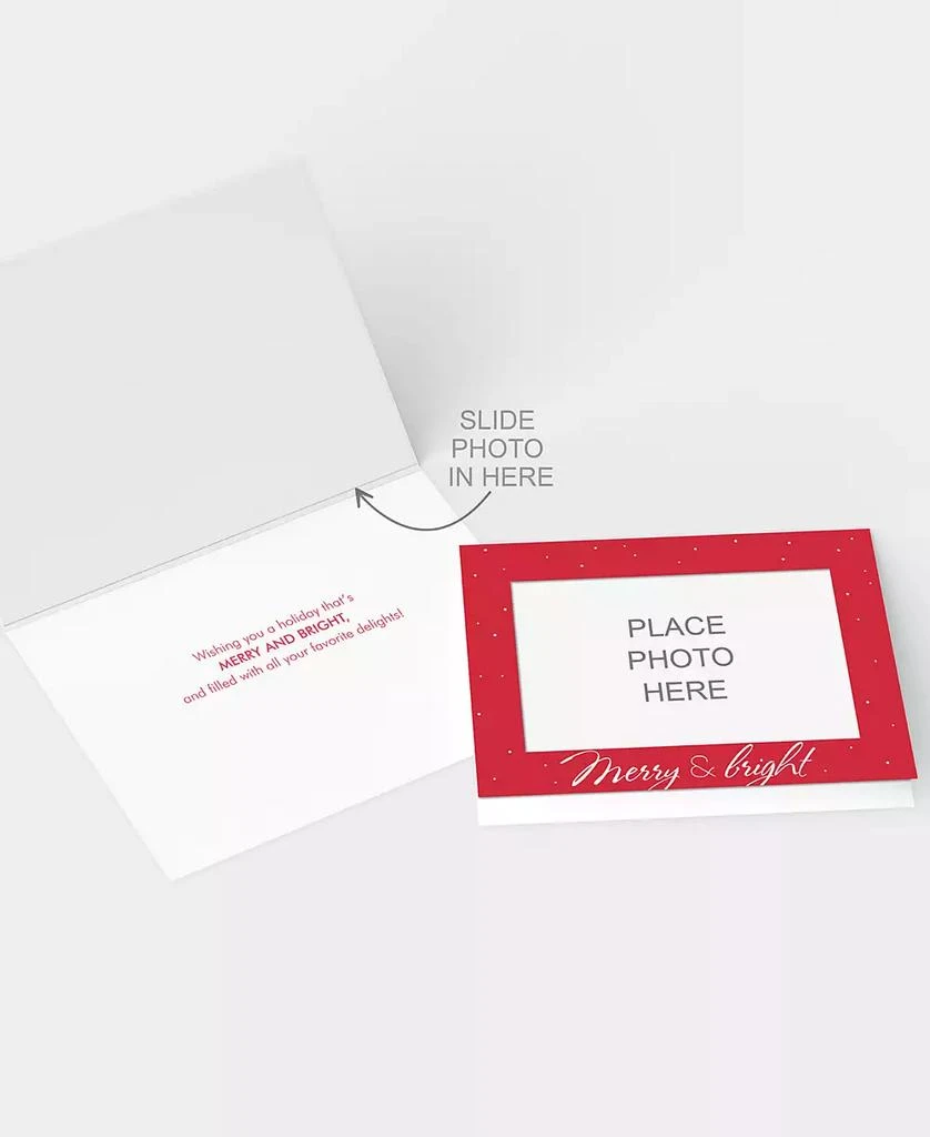 Masterpiece Studios Merry Bright Photo Holder Holiday Boxed Cards 3