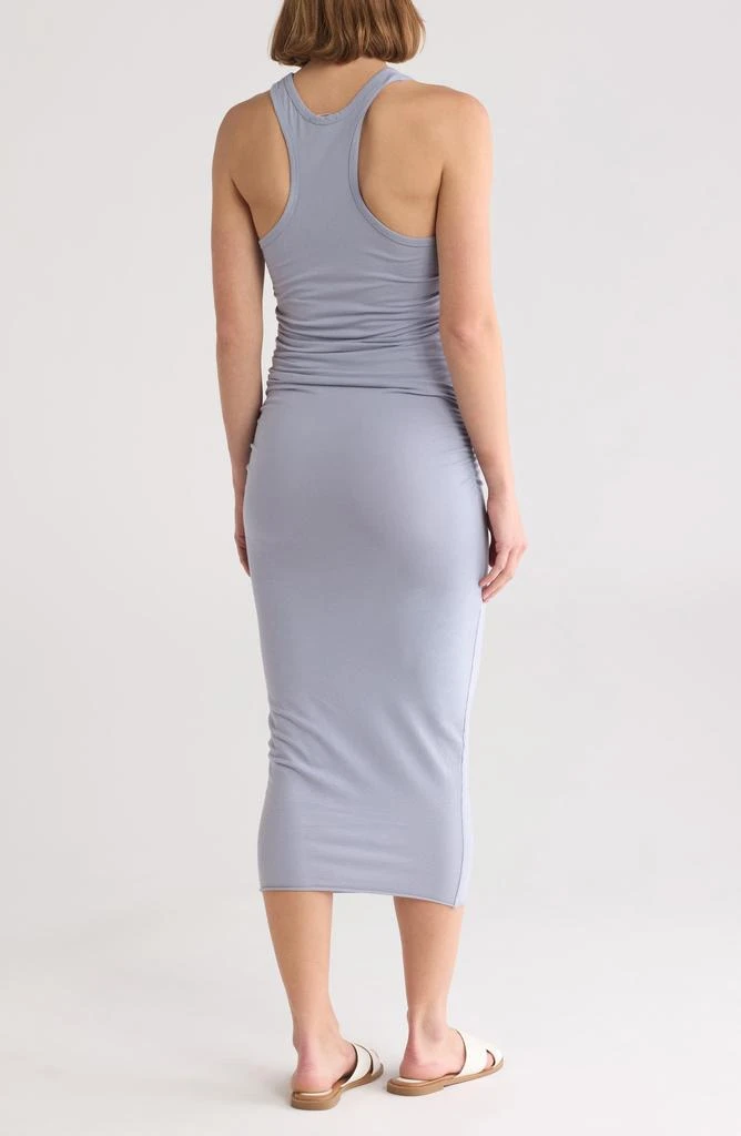 James Perse Racerback Ruched Midi Dress 2