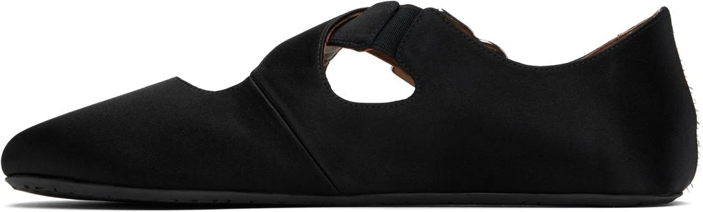 Alaïa Black Criss Cross Ballerina Flats 3