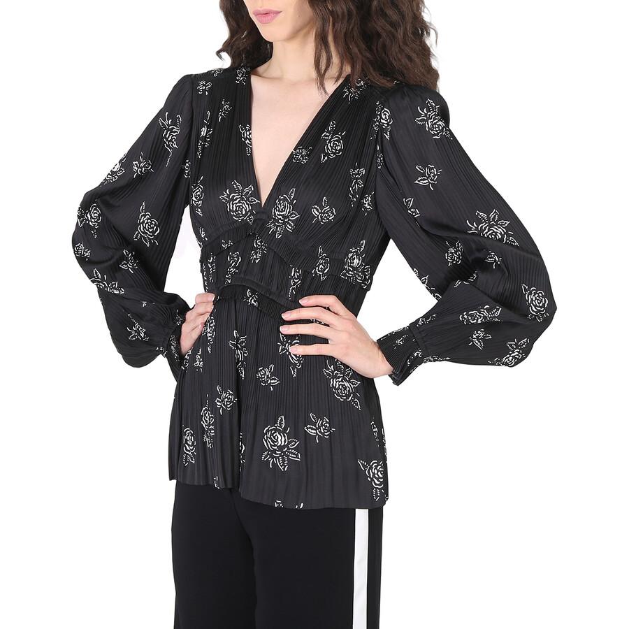 Ralph Lauren Ladies Joclyn Pleated Blouse