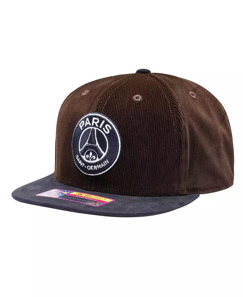 Fan Ink Men's Brown Paris Saint-Germain Cognac Snapback Hat