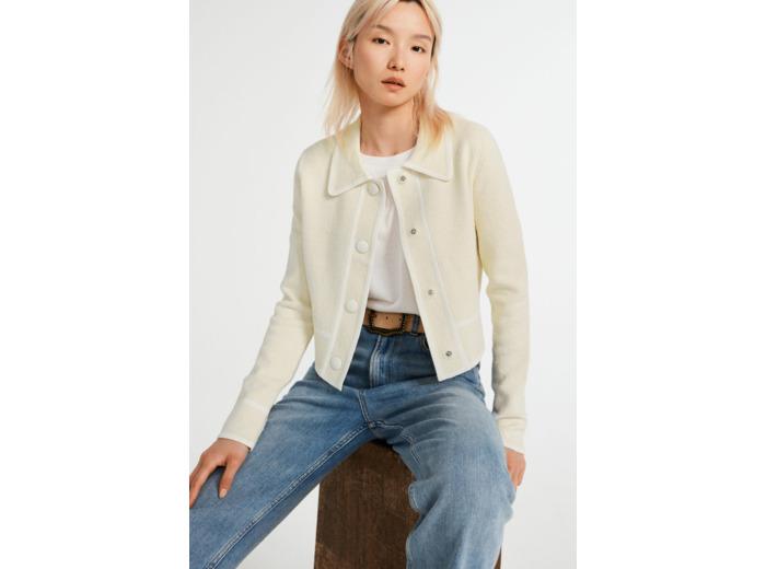 Claudie Pierlot Cardigan court chiné