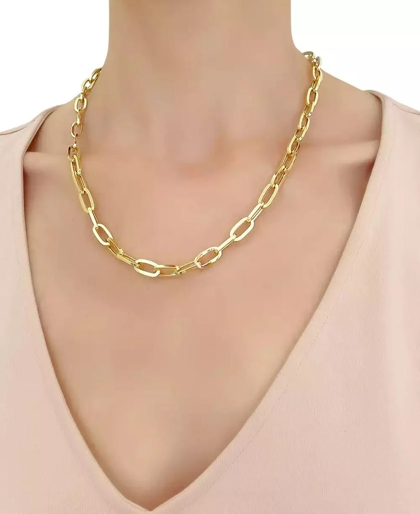 Macy's Paperclip Link Chain 20" Chain Necklace (1-1/2mm) in 14k Gold 2